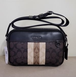 Coach crossbody bag double zip